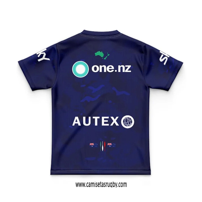 Camiseta Ninos Nueva Zelandia Warriors Rugby 2024 ANZAC